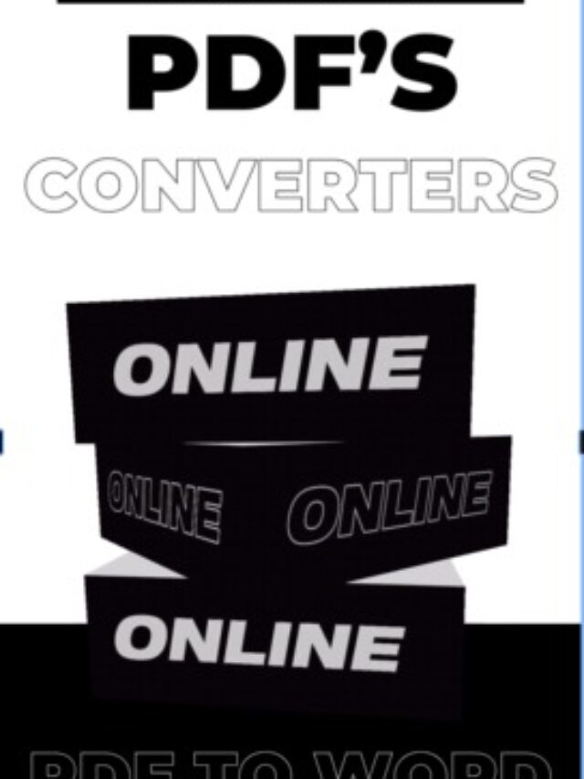 Free Online PDF Converter Tools