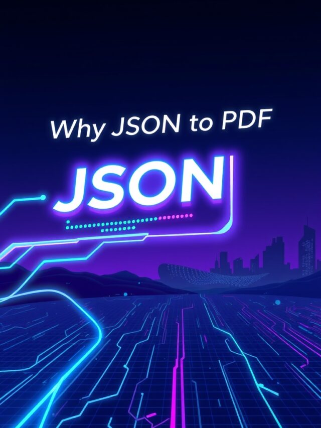 Json to PDF converter?